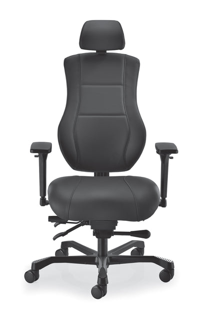 ErgoX High Back Posture Chair with Headrest & 4D Armrests - My Office Seating