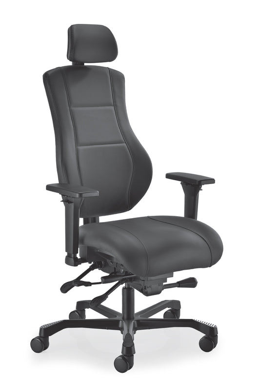 ErgoX High Back Posture Chair with Headrest & 4D Armrests - My Office Seating