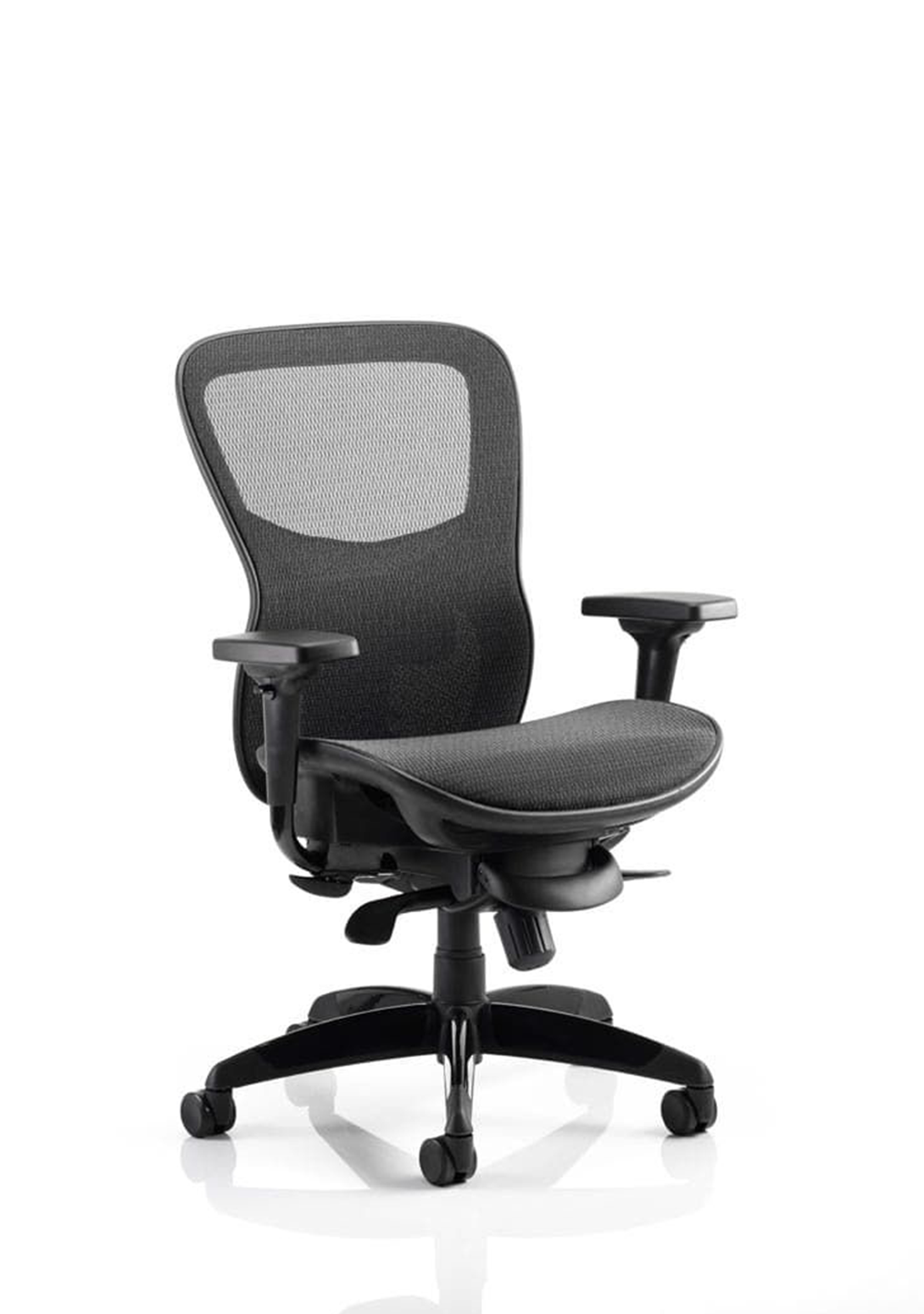 Stealth Shadow black mesh chair without headrest