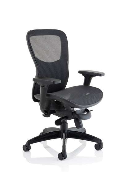 Stealth Shadow posture chair, front detail